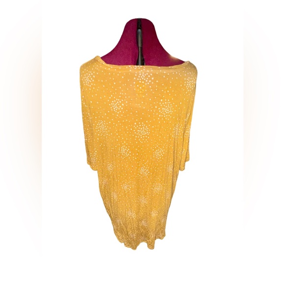 Maurice’s Size 3X Yellow/Gold Polka Dot 24/7 Tunic - Picture 5 of 7